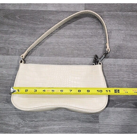 JW PEI Ivory Croc Eva Shoulder Handbag - Picture 5 of 9